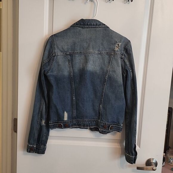 Distressed Jean Jacket  - Picture 2 of 6